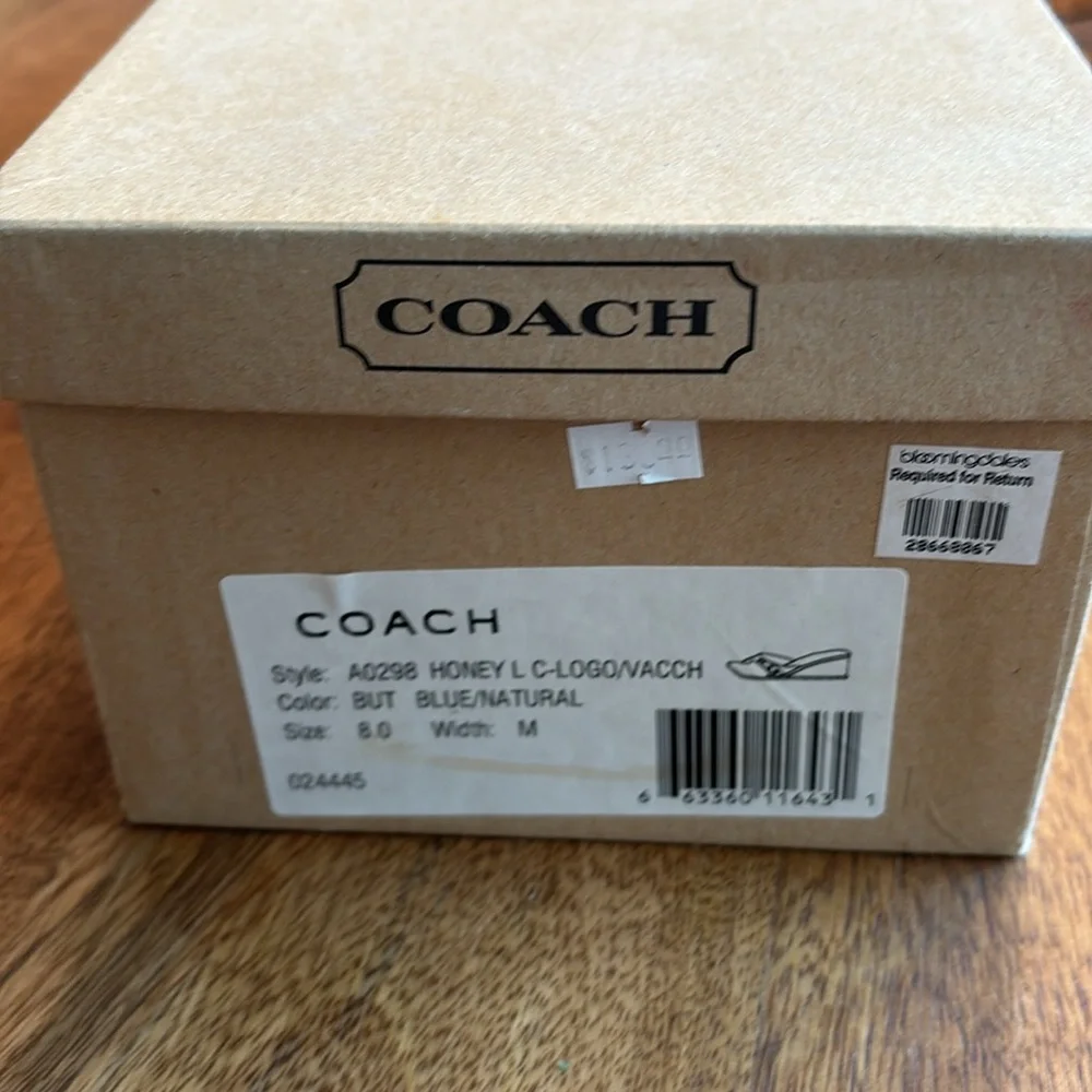 Coach honey wedge size 8 and matching cross-body purse combo - Picture 7 of 12